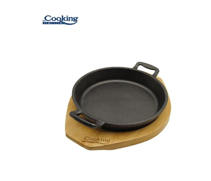  Tigaie  Heinner Fonta Pura 20cm si Suport Lemn